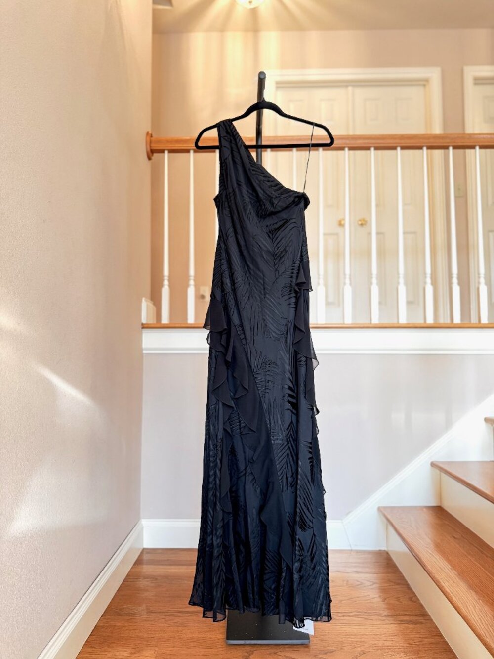 Milly Ryanna Devore | Chiffon Silk Blend Maxi Dress | Size 4